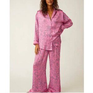 FREE PEOPLE NWT Dreamy Days PJ Set / Sugar Snaps Combo - small
